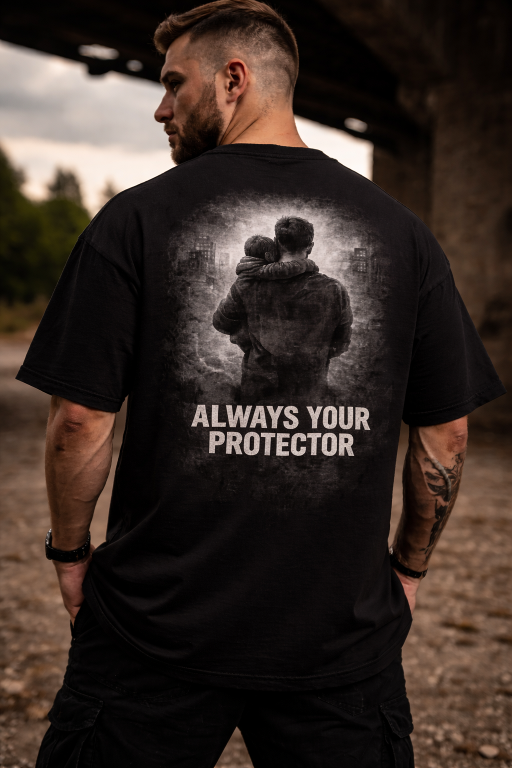 „ALWAYS YOUR PROTECTOR“ Overzised Shirt