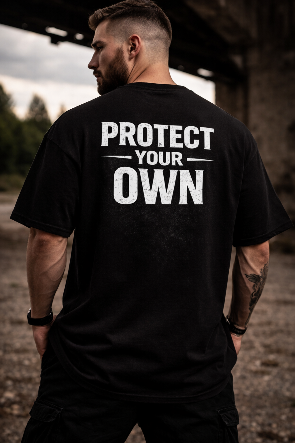 PROTECT YOUR OWN – Oversized Statement Shirt