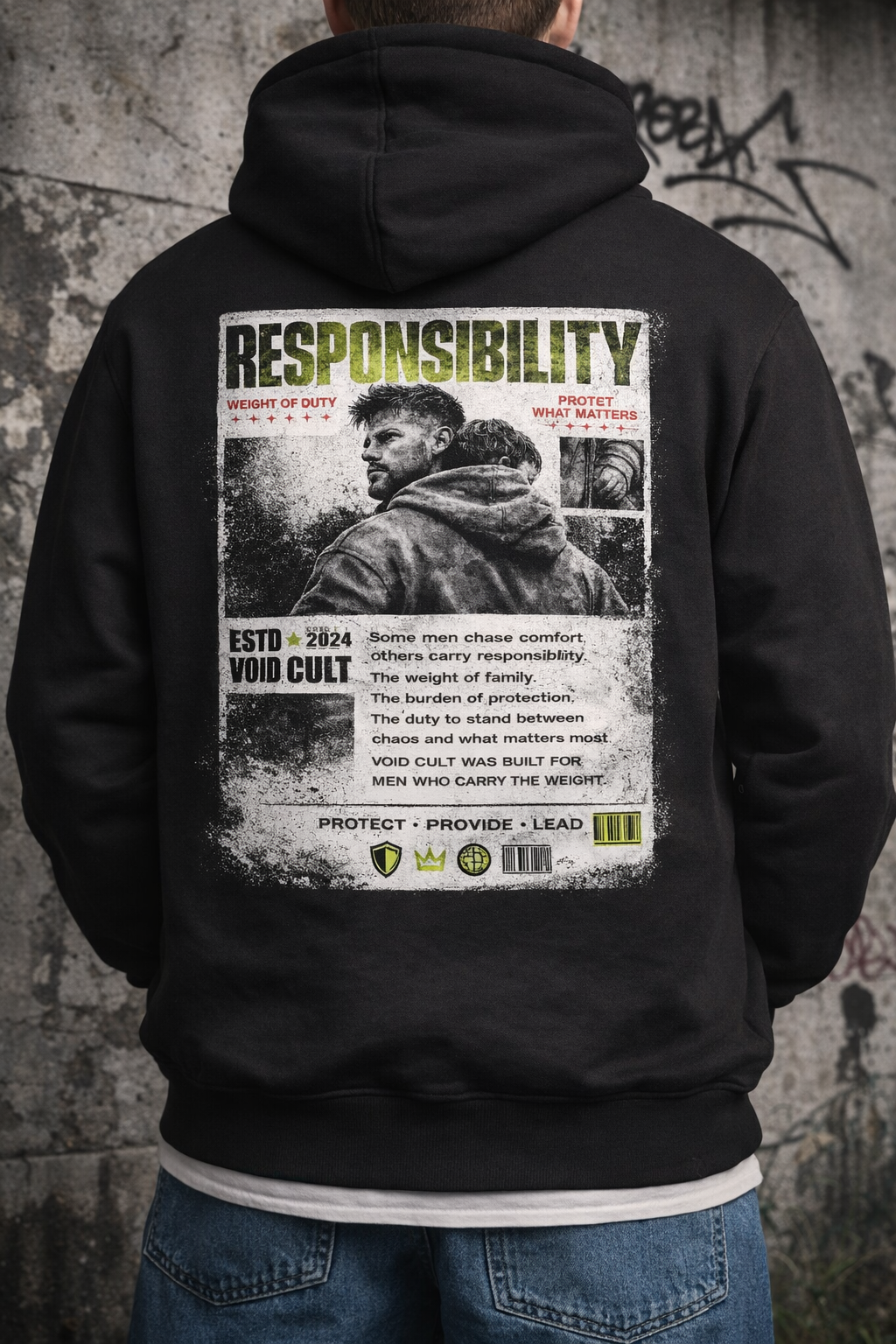 Responsibility – Void Cult Graphic Tee / Hoodie