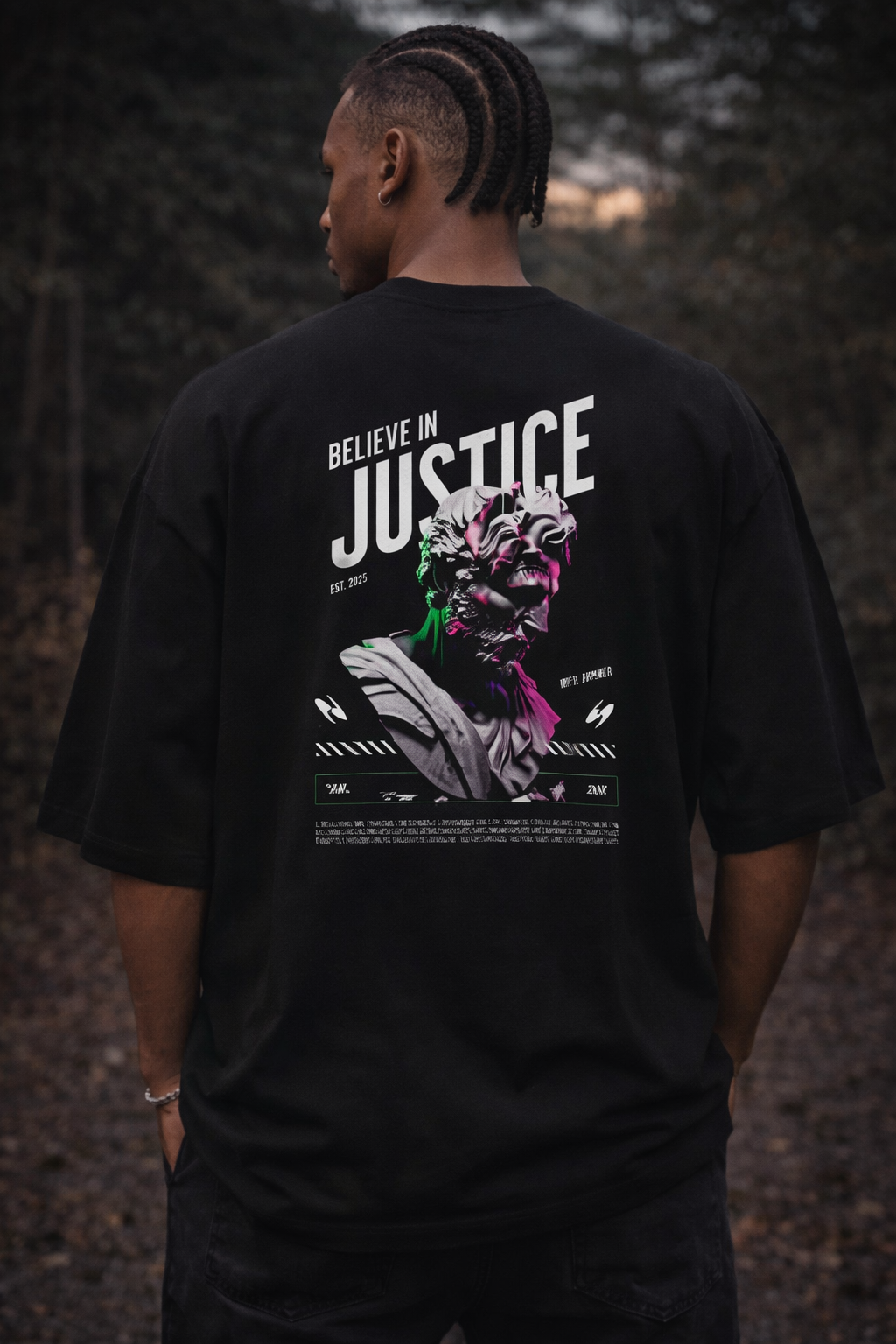Believe in Justice Oversized T-Shirt