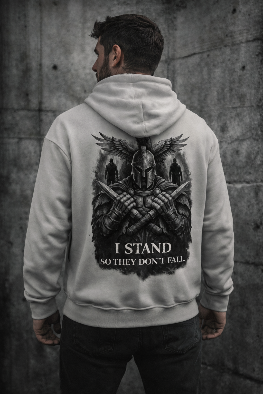 I STAND SO THEY DON’T FALL. – Guardian Backprint Tee