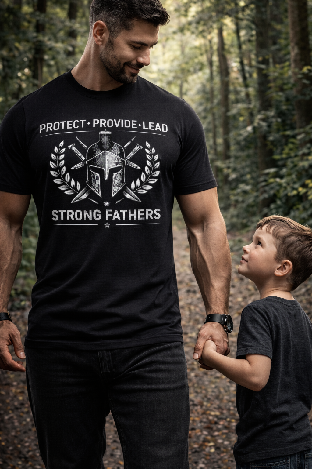 PROTECT • PROVIDE • LEAD – Strong Fathers Shirt