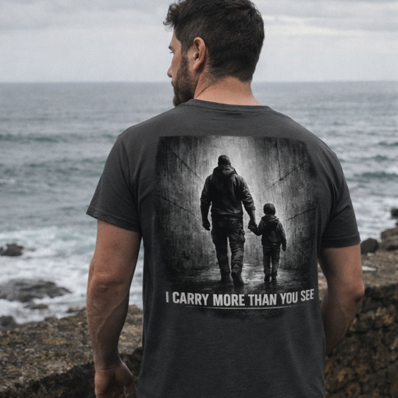 I CARRY MORE THAN YOU SEE. „Gebaut für Väter, nicht für Zuschauer.“