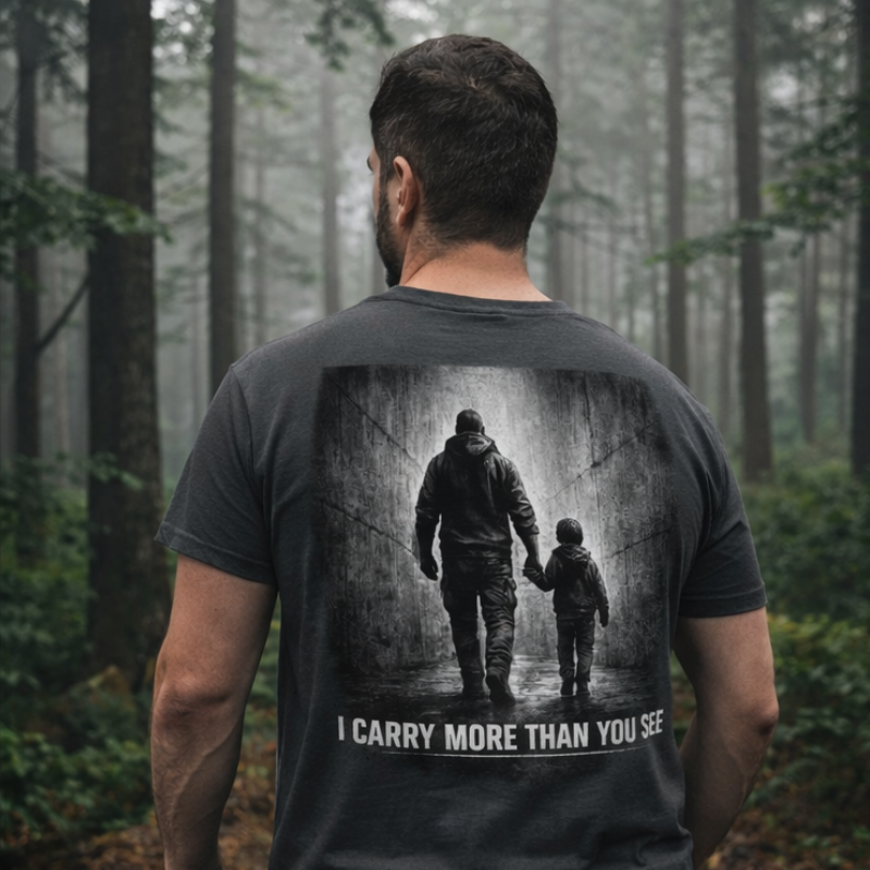 I CARRY MORE THAN YOU SEE. „Gebaut für Väter, nicht für Zuschauer.“