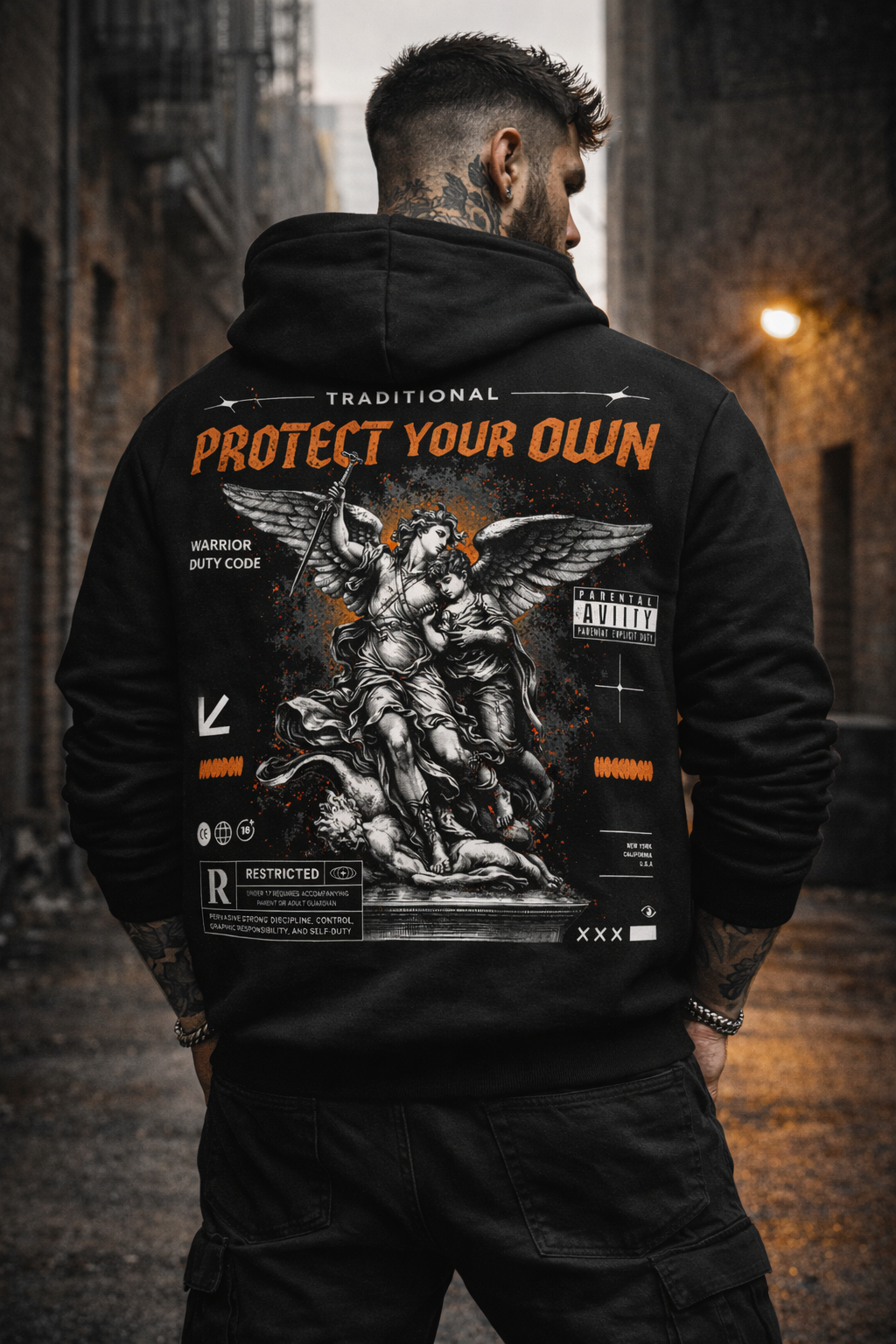 PROTECT YOUR OWN Hoodie – Warrior Duty Backprint